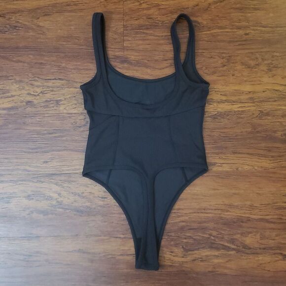 For Love And Lemons Black Whimsical Goth Festival Basic Bodysuit Size Small - Picture 6 of 6